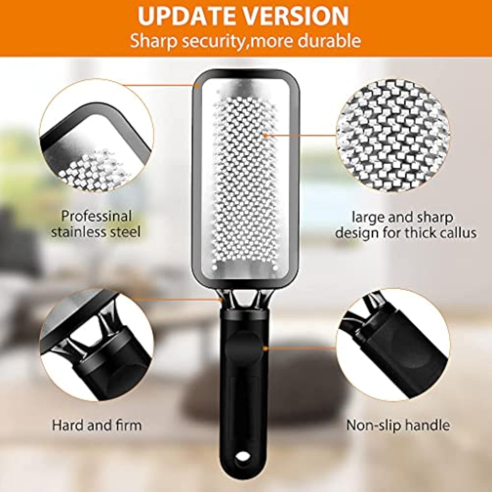 Stainless Steel Foot Exfoliating Scrubber Cleaner File