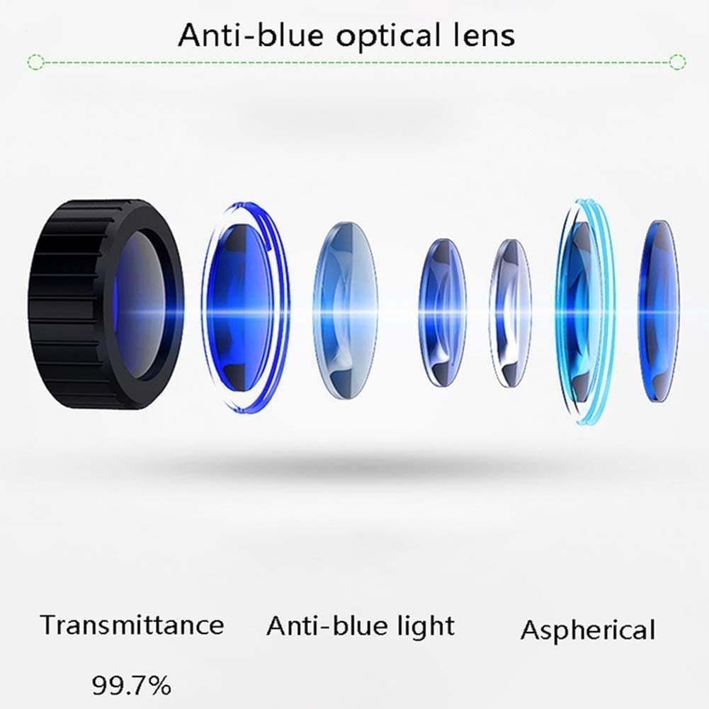 VR Auriculares 3D Gafas Gafas HD Realidad Virtual Auriculares Compatible con Android & iOS Teléfono Teléfono Protegido Suave & Cómoda Distancia Ajustable para teléfonos 4.0-6.0"