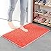 Produktbild rutschfeste Badematte Badezimmerteppich, Tapis Salle de Bain, Matte im Badezimmer Komfortable Badewanne, große Schlafzimmer-Badteppiche - OrangeRed, ca. 80x160cm