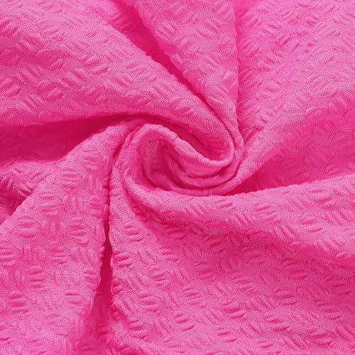 Image of Girls Swimsuit Solid Bathing Suit 2 Piece Twist Cross Adjustable Straps Soft Lining Bikini for Teen Girls with Chest Pad