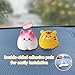 5PCS Cute Luminous Frog Car Interior Accessories for Dashboard Decorations Rearview Mirror Decor,for Car Home Garden Office Computer Monitor Figurines Decor,Frog Gifts for Women Girl Men