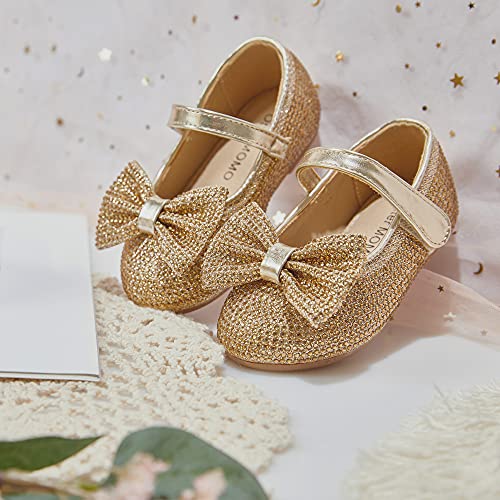 Otter MOMO Toddler Flower Girl Dress Shoes Size 7 Ballerina Flats School Party Wedding Shoes - Thumbnail 6