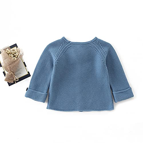 Image of Simplee kids Baby Girl Thin Sweater Solid White Pink Cardigans for Toddler 0-3Years