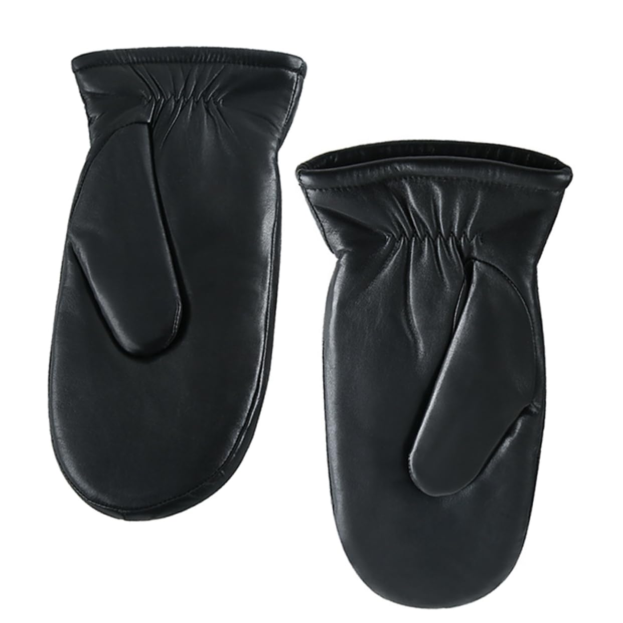 Healvian Mitones De Cuero Para Hombre Guantes Térmicos Diseño Sin Dedos Para Climas Fríos y Actividades Múltiples