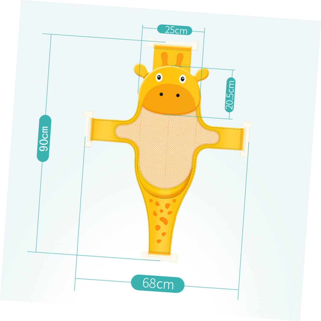 BESPORTBLE Bath Seat Support Net Non-Slip Breathable Mesh Bathtub Seat with Anti-Skid Design for Safe Comfortable Bathing