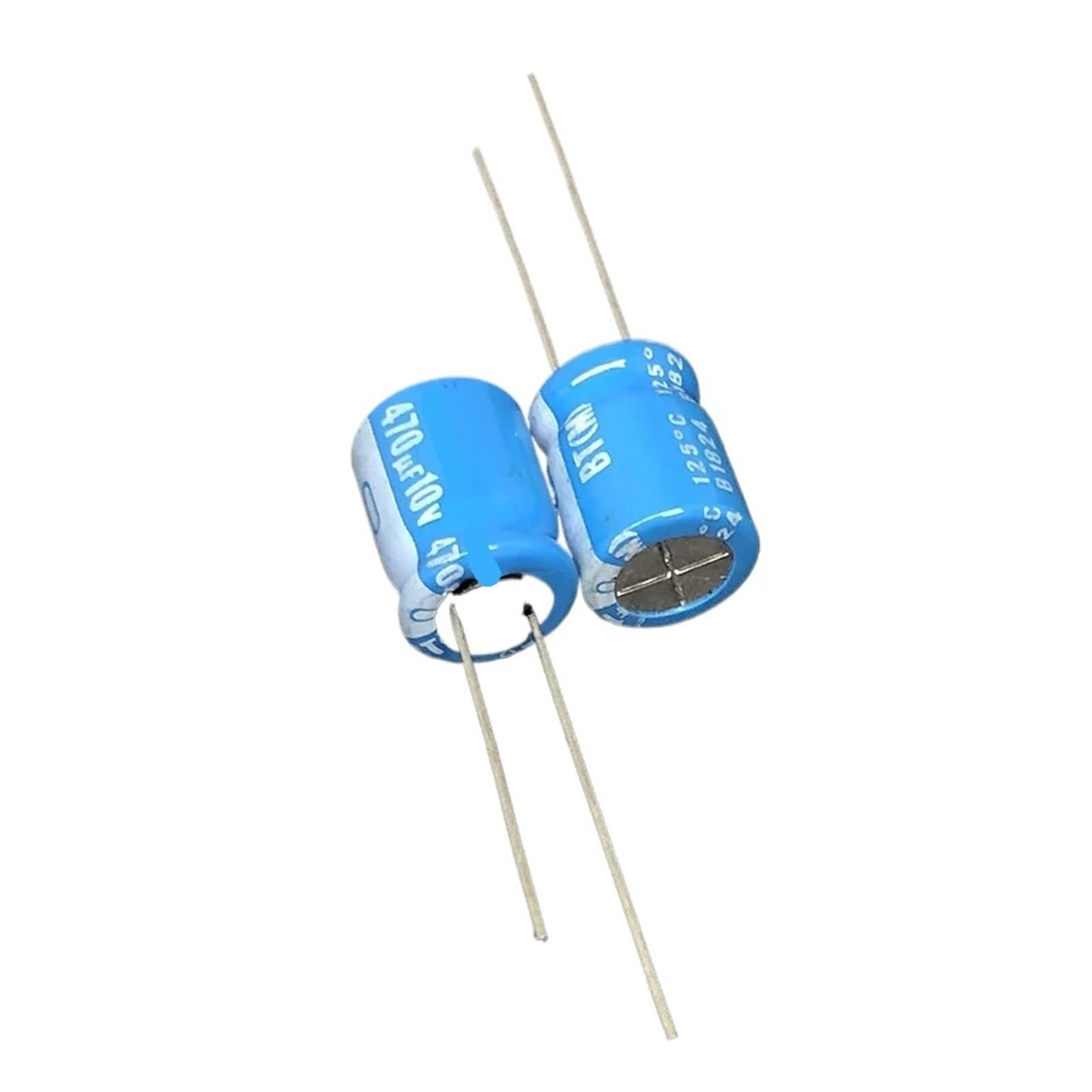 Condensateurs électrolytiques aluminium BT 470uF lot de 10 pièces 10V