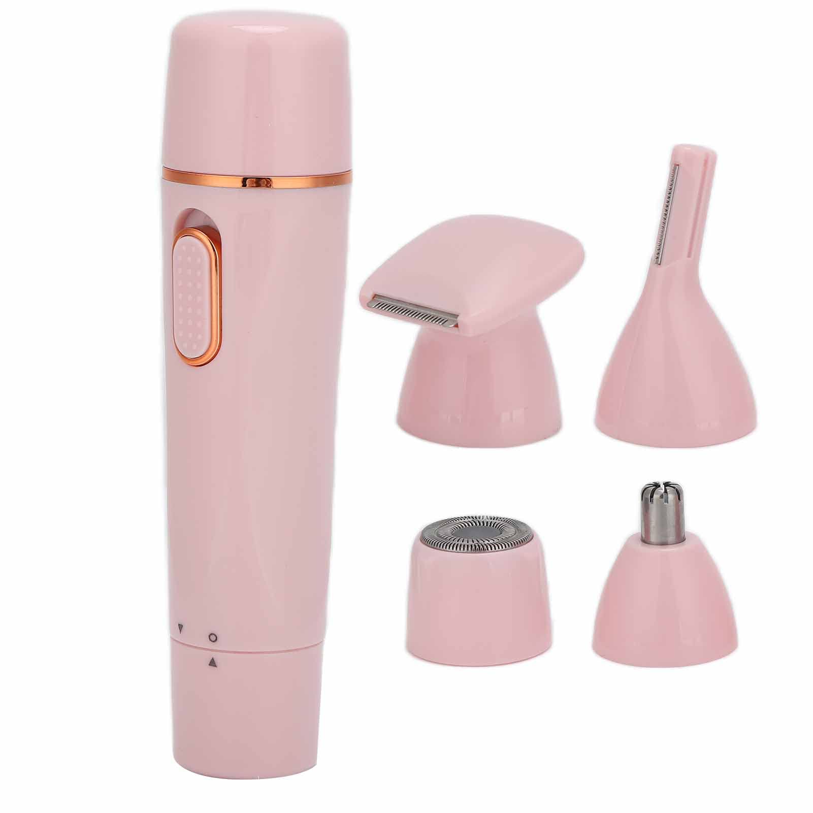 Recortadora de vello facial, herramienta de eliminación de vello facial a prueba de agua, afeitadora de vello facial sin dolor, 4 en 1, portátil para recortar cejas little surprise