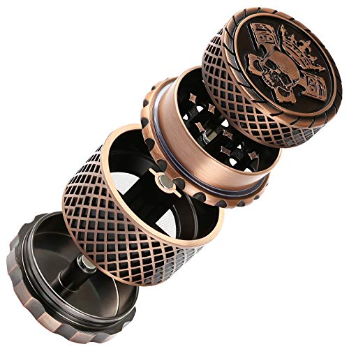 LIHAO Grinder, 4.5cm Spezie Erbe Grinder in 4