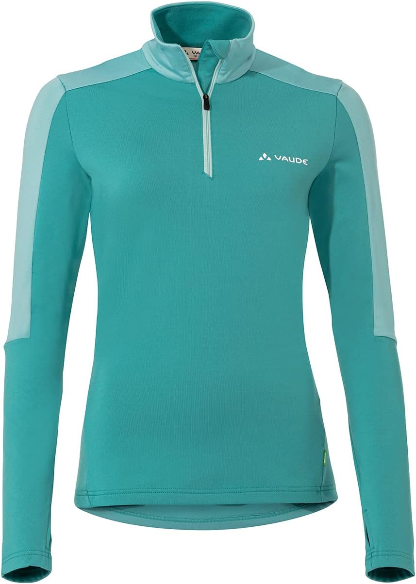 Vaude Camiseta De Manga Larga Mujer - Livigno Half Zip II - Black Uni