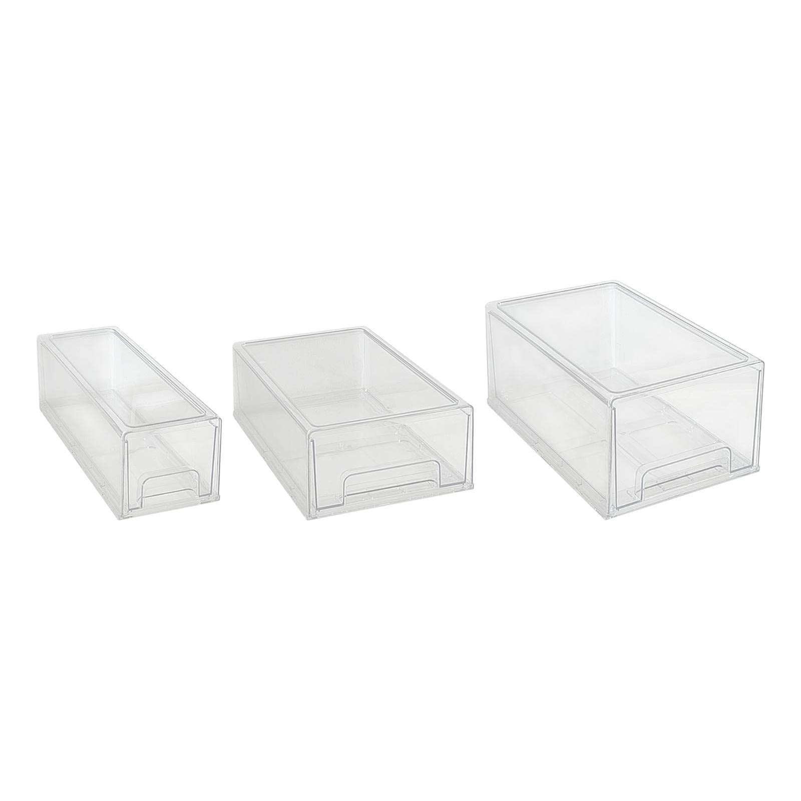 LOOM TREE® Cosmetic Organiser Case Multifunctional Transparent Desktop Drawer Organizer Medium | Household Supplies & Cleaning | Home Organization | Storage Boxes 2