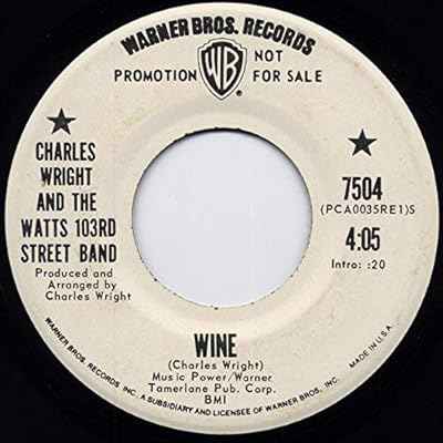 Wine / Nobody (Tellin' Me 'Bout My Baby)-7" 45
