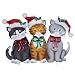 Collections Etc Holiday Cats Garden Stake Christmas Yard Decoration