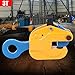 3T/ 6600Lbs Universal Vertical Plate Clamp Heavy Duty Industrial Lifting Clamp Opening 0-1.38in for Lifting and Transporting