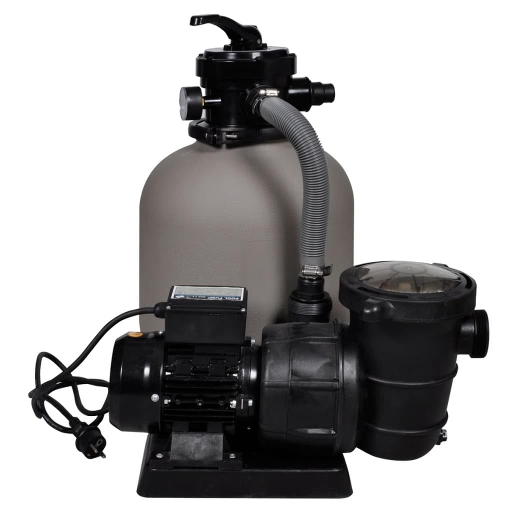 Tomostar Système de Filtre à Sable, Pompe Piscine Filtration à Sable Filtre de Piscine 600 W 17000 l/h