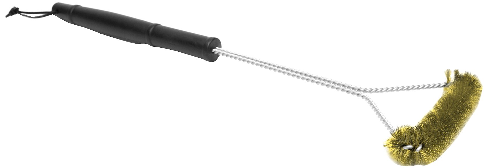Charcoal CompanionTriangular Head Grill Cleaning Brush/Brass, Black, 3.2 x 16.69 x 54 cm