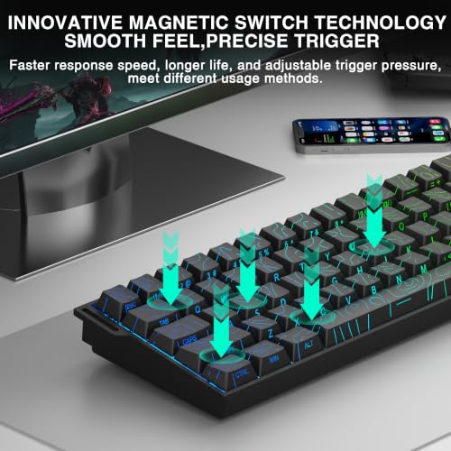 Image of Aula MINI60 HE MAX Wireless Gaming Keyboard 60% Magnetic Switch Keyboard