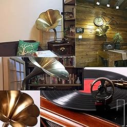 AURADO Music Box Vinyl Record Player Turntable, 3-Speed Portable Stereo Turntable with Built in Speakers, (Record… - Les Beatles, Paul McCartney, John Lennon, RIngo Starr, George Harrison AURADO Music Box Vinyl Record Player Turntable, 3-Speed Portable Stereo Turntable with Built in Speakers, (Record… – Image 6