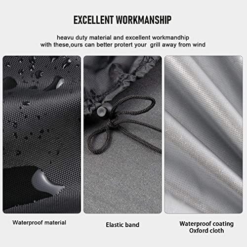 Twopone Charcoal Grill Cover, Bbq Grill Cover For Weber Charcoal Kettle, Heavy Duty Waterproof Outdoor Smoker Cover, Round Grill Cover For Most Charcoal Grill-24 D X 28" H #TOP2