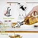 HORNO 5 Pack Oil Spouts, Olive Oil Vinegar Bottle Stopper Dispenser, Leakproof Bottle Spouts for Vinegar, Salad, Wine, Etc