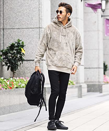 KANGOL(カンゴール)KANGOL ボアプルパーカー L bグレージュ