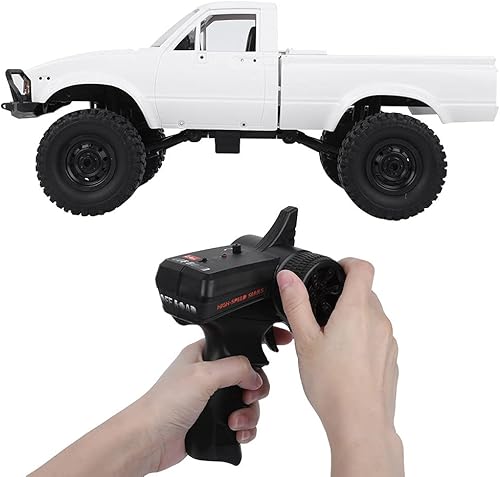Miniatura 4 de VGEBY Coche a control remoto a escala 1/16, camión todoterreno con control remoto de 2.4G, 4WD Rock Crawler para niños, aficionados, juegos al aire