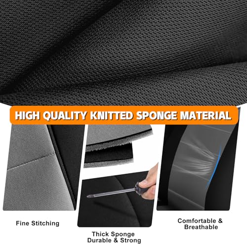 Housses de siège Chevy GMC 1500 1999-2006 ensemble complet tricot - 3
