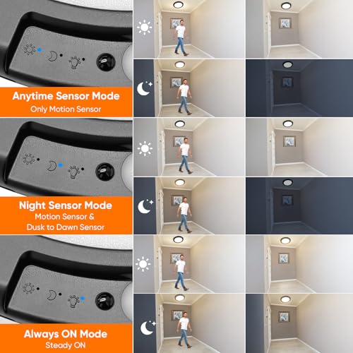 Image of Rechargeable Motion Sensor Ceiling Light, Battery Operated Closet Light