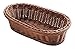 Lacor - 63882 - Cesta De Pan Oval 28x16x8 cm - Marrón