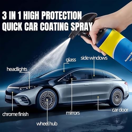 Quick Effect Coating Agent for Car, Car Paint Spray for Shine and Protection (3Pcs) - 1