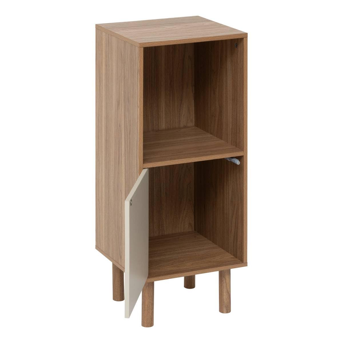 5 five simply smart 5five - etagère 2 Cases 1 Porte mix'n'Match Bois et Motif rayé