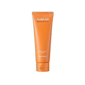 TONYMOLY Plump-kin Retinol Body Serum Hyaluronic Acid Serum for Face & Body Skin Tightening, Hydrating & Firming with Pumpkin Extract, Retinol 4.05 fl oz