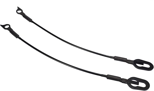 Miniatura 5 de X AUTOHAUX Par de cables para portón trasero para puerta de elevación, correas de soporte para Dodge para Ram 1500 2500 3500 1994-2002 55345124AB