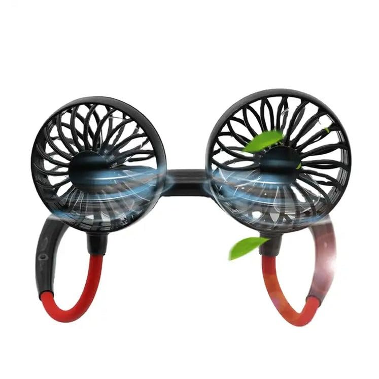 Yanmai Hands-Free Wearable Neckband Fan - Rechargeable USB Battery Portable Mini Fan - Headphone Design Cooler Fan for Home, Office, Travel, and Outdoor Activities (Mix Color) (B0CQG45T2T) Amazon Price History, Amazon Price Tracker
