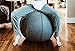 Vivora Luno Premium Ergonomic Sitting Ball Chair, Canvas & Felt for Home Offices, Posture Improvement, Balance Training, Yoga Ball