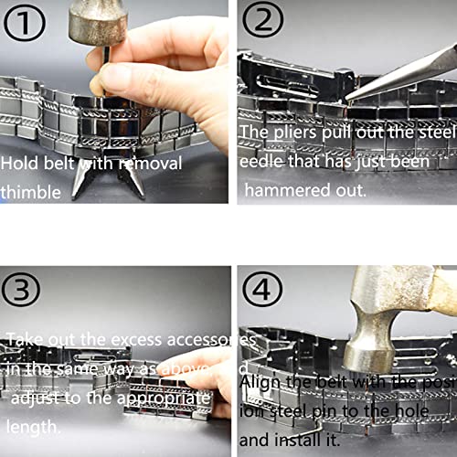 Casual Belt,Denim Belt Lion Buckle Metal Personality Fashion All-Match Fitness Belt4