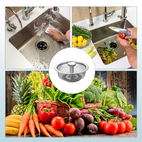 Colador para fregadero de cocina de acero inoxidable miniatura 7