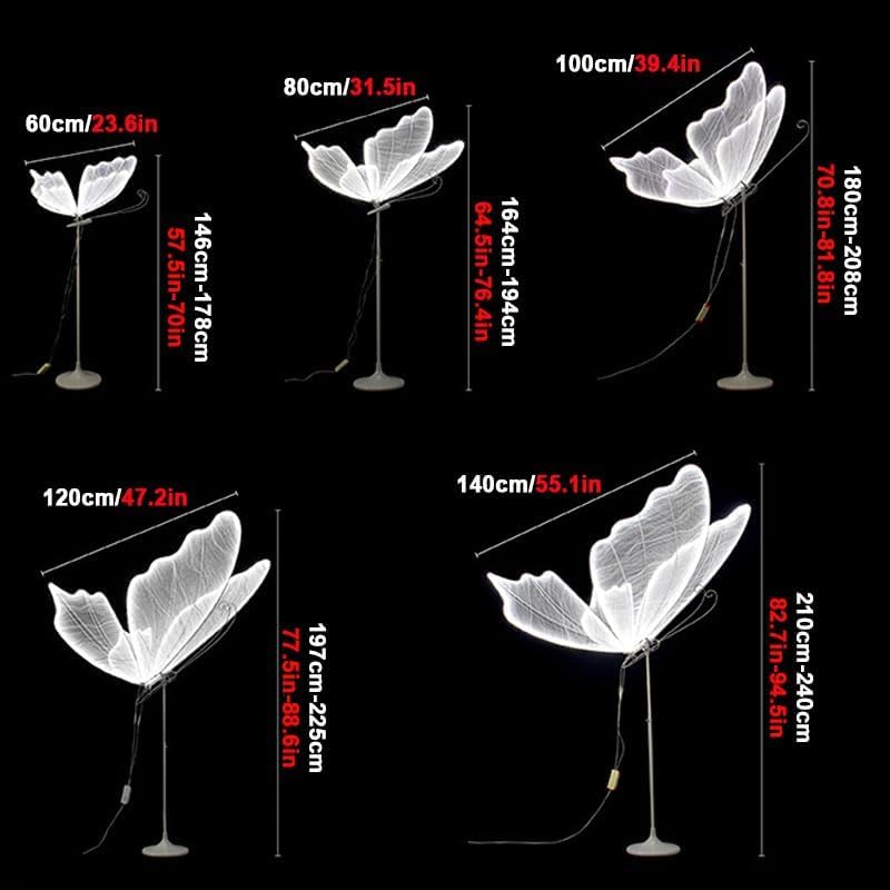 Lámpara de pie mariposa con iluminación LED de alta gama 2