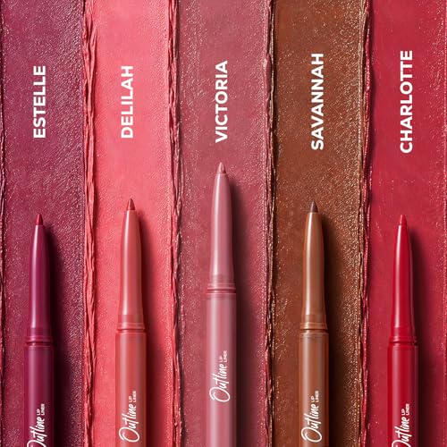 Image of RENEE Outline Lip Liner - Combo of 5 with Built-in Sharpener l Long Lasting l Smudge Proof l Smooth Matte Finish l Rich Color Payoff l One Swipe Application l Ultimate Precision l Easy to Glide