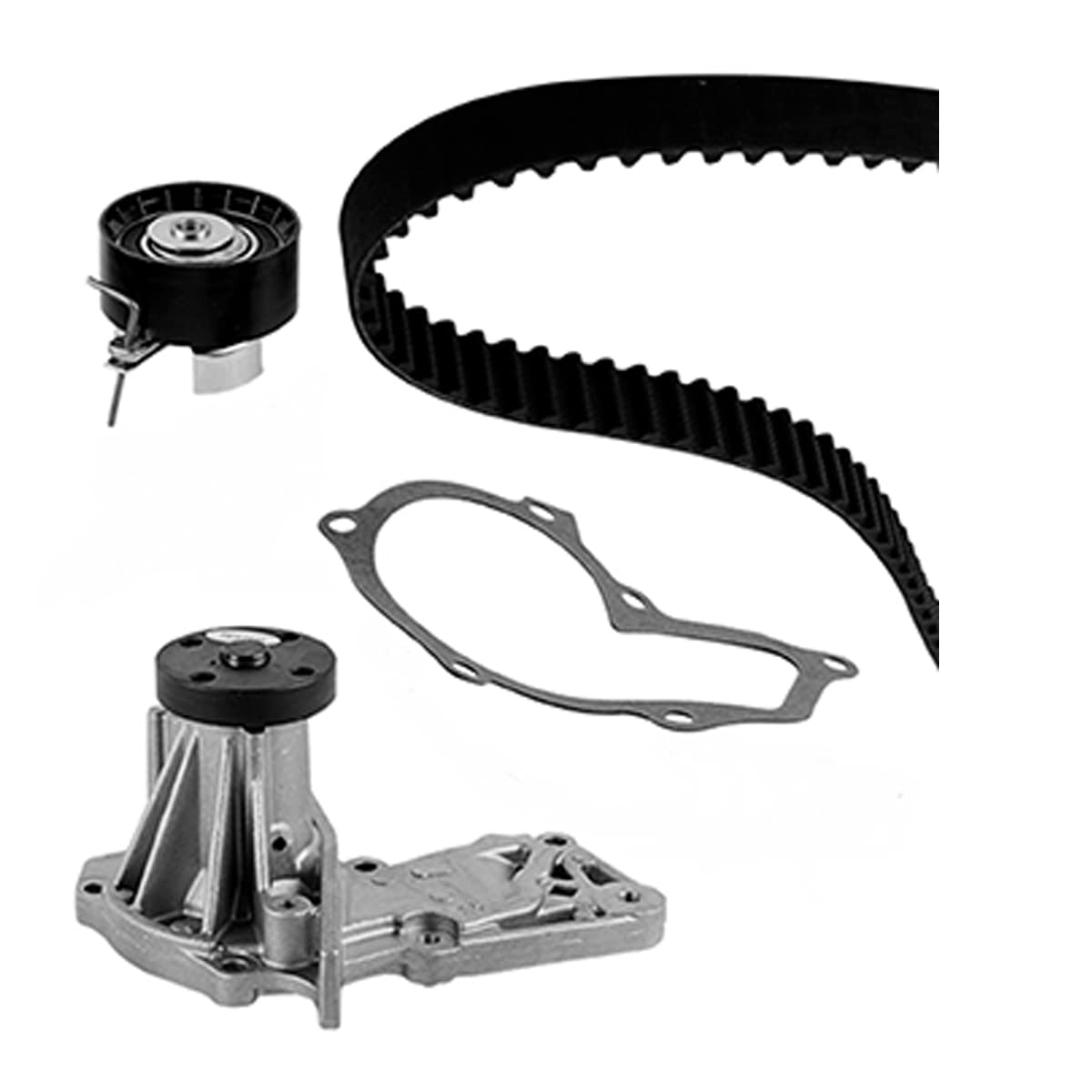 metelligroup 30-0990-1 Kit distribuzione con pompa acqua, composto da galoppino, Cinghia di distribuzione e tenditore, Pezzo di Ricambio per Auto, Ricambio automobile