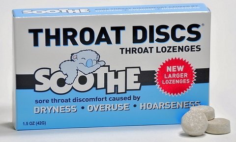 Throat Discs Throat Lozenges Original Formula 46 Lozenges (Value Pack of 5)