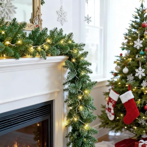 Guirlande de Noël 2,7 m à 8 modes avec 50 lumières LED - 3