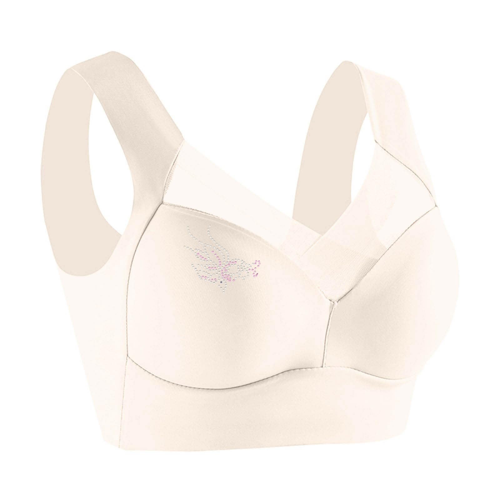 Seamless Bras for Women Plus Size Wirefree Support Bra Everyday Bras No Underwire Comfortable Wireless Padded Bras