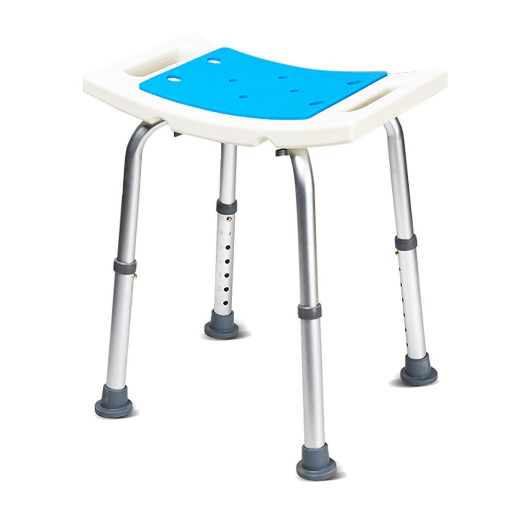 Ducha/Baño heces Asiento de Ducha for Adultos/Ancianos/discapacitados Baño Silla de Altura Ajustable Piernas Anti-Slip - Bañera Bañera de Banco de heces