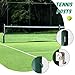 SOIUDNEB Tennis Posts with Double Reels，Tennis Posts for Tennis Net, Heavy-Duty Metal Tennis Poles for Outdoor, Tennis Court Kit for Backyard, Stadium(No Net)