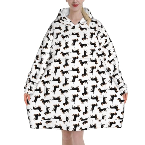 Sweat plaid teckel noir et feu idéal pour vos soirées cocooning et lecture