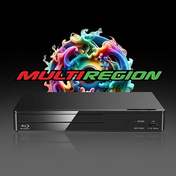 Blu-ray Player DMP-BD84 2D - LAN (No WiFi) All Zone Code Free Regions A, B & C DVD Regions 1-8 - DMP-BD84