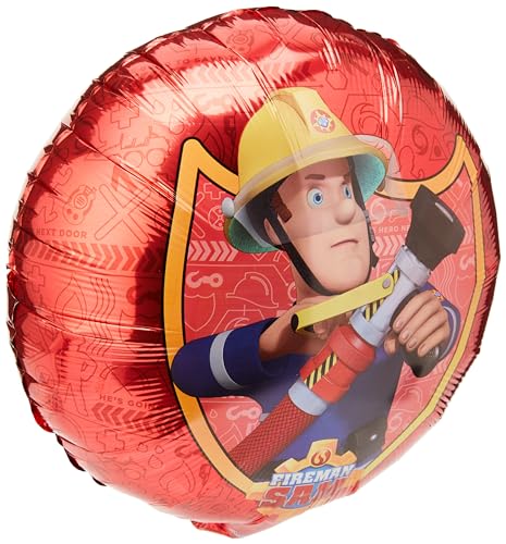 Feuerwehrmann Sam Folienballon Offiziell Lizenziert – 81,3 Cm Großer Supershape-Ballon Für Kindergeburtstage
