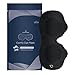 Acousdea No Strap Sleeping Eye Mask for Men and Women, 100% Block-Out Lights, Comfortable and Soft, Side-Sleeper Kindly, Best for Traveling, Zero Pressure Eye Mask for Sleeping -Size L (Large)