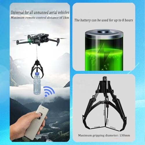 universally drone airdrop system release device payload delivery transport drop for dji mini4mini3mini2air3air2air2s mavic series drone accessories mechanical claw