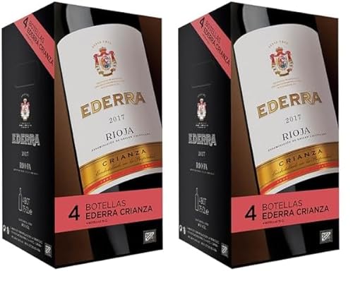 Ederra Vino, Tinto, Estuche 4 Botellas 0.75 L Paquete De 2 Ederra Vino, Tinto, Estuche 4 Botellas 0.75 L Paquete De 2